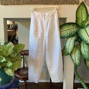 Crisp, White Trousers